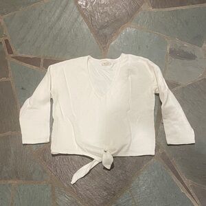 Madewell Cream Knit Top